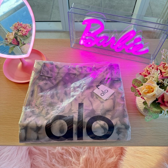 Alo Yoga Tie-Dye Tote Bag – BNWT Iconic Gray/White Shopper - Picture 2 of 10